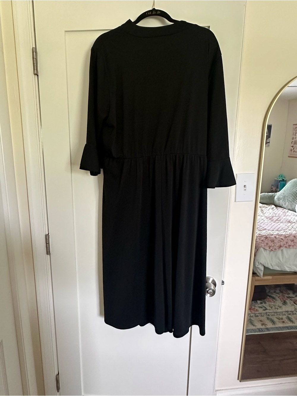 BloomChic Black Midi Dress